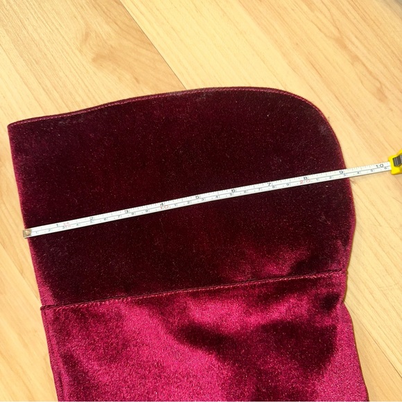 Shoe Dazzle Over-the-Knee / Thigh High Platform Velvet-Like Boots, Size 7 - Picture 10 of 10